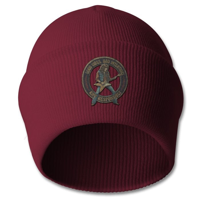 Riff Responsibly | Good Vibes Bad Intentions Premium Beanie