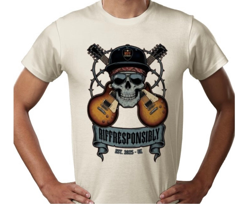 Riff Responsibly | Dead Mans Chords T-Shirt