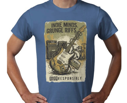 Riff Responsibly | Indie Minds Grunge Riffs T-Shirt