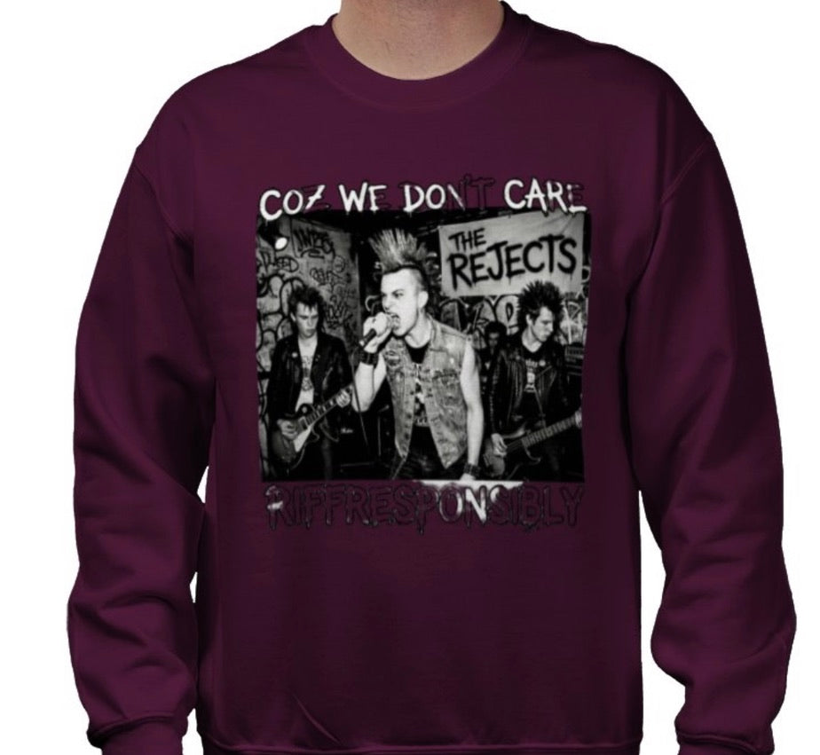 Riff Responsibly | Coz We Don't Care Sweatshirt