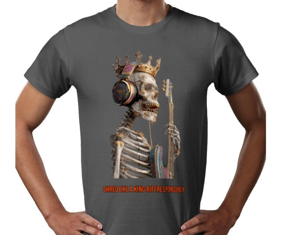 Riff Responsibly | Shred Like A King T-Shirt