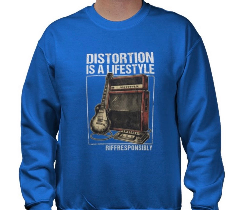 Riff Responsibly | Distortion Is A Lifestyle Sweatshirt