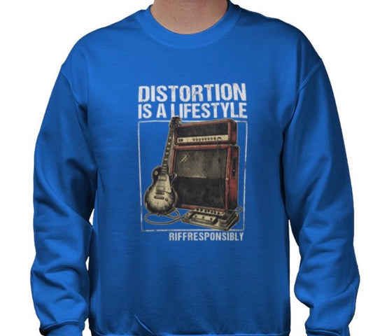 Riff Responsibly | Distortion Is A Lifestyle Sweatshirt