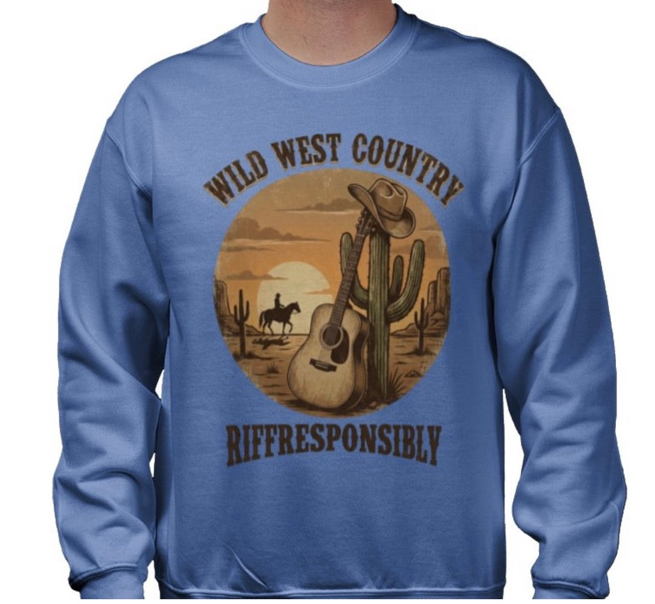 Riff Responsibly | Wild West Country Sweatshirt