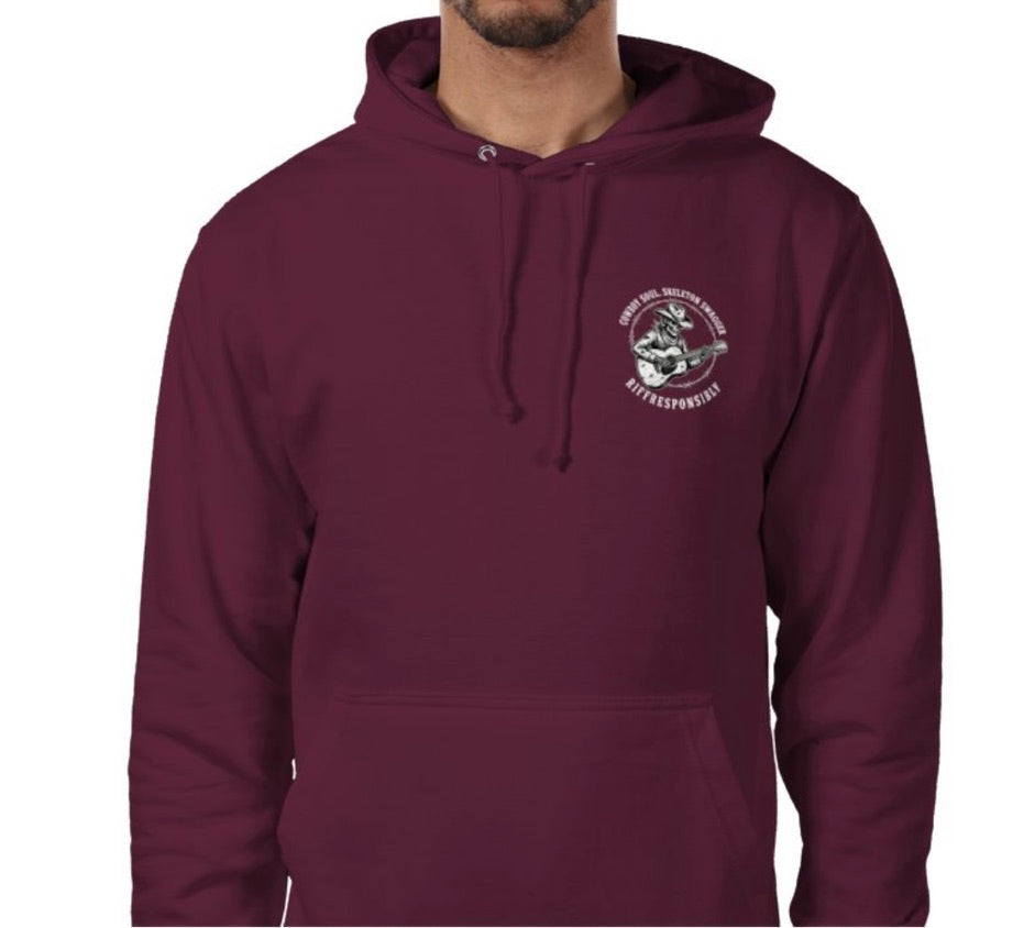 Riff Responsibly | Cowboy Soul Skeleton Swagger Hoodie