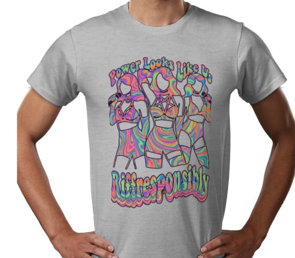 Riff Responsibly | Power Looks Like Us T-Shirt