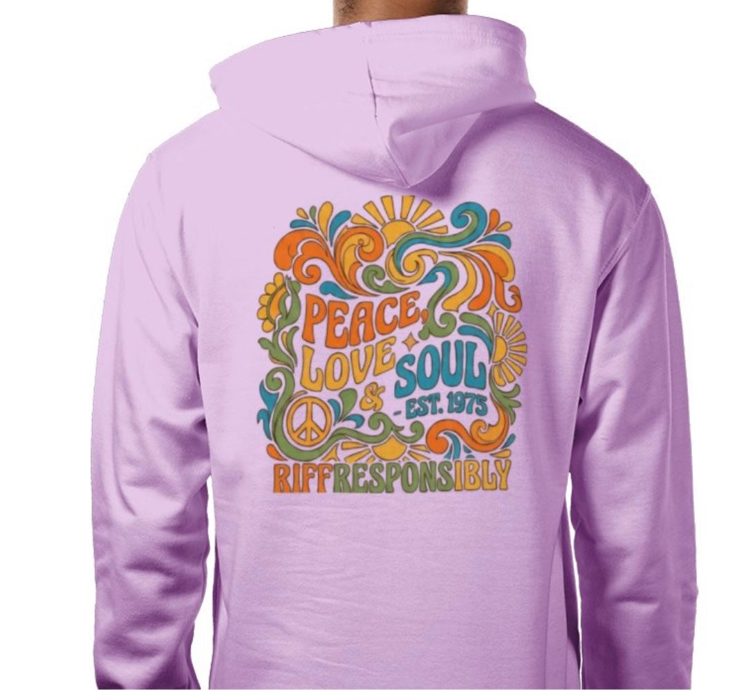 Riff Responsibly | Peace, Love & Soul Hoodie