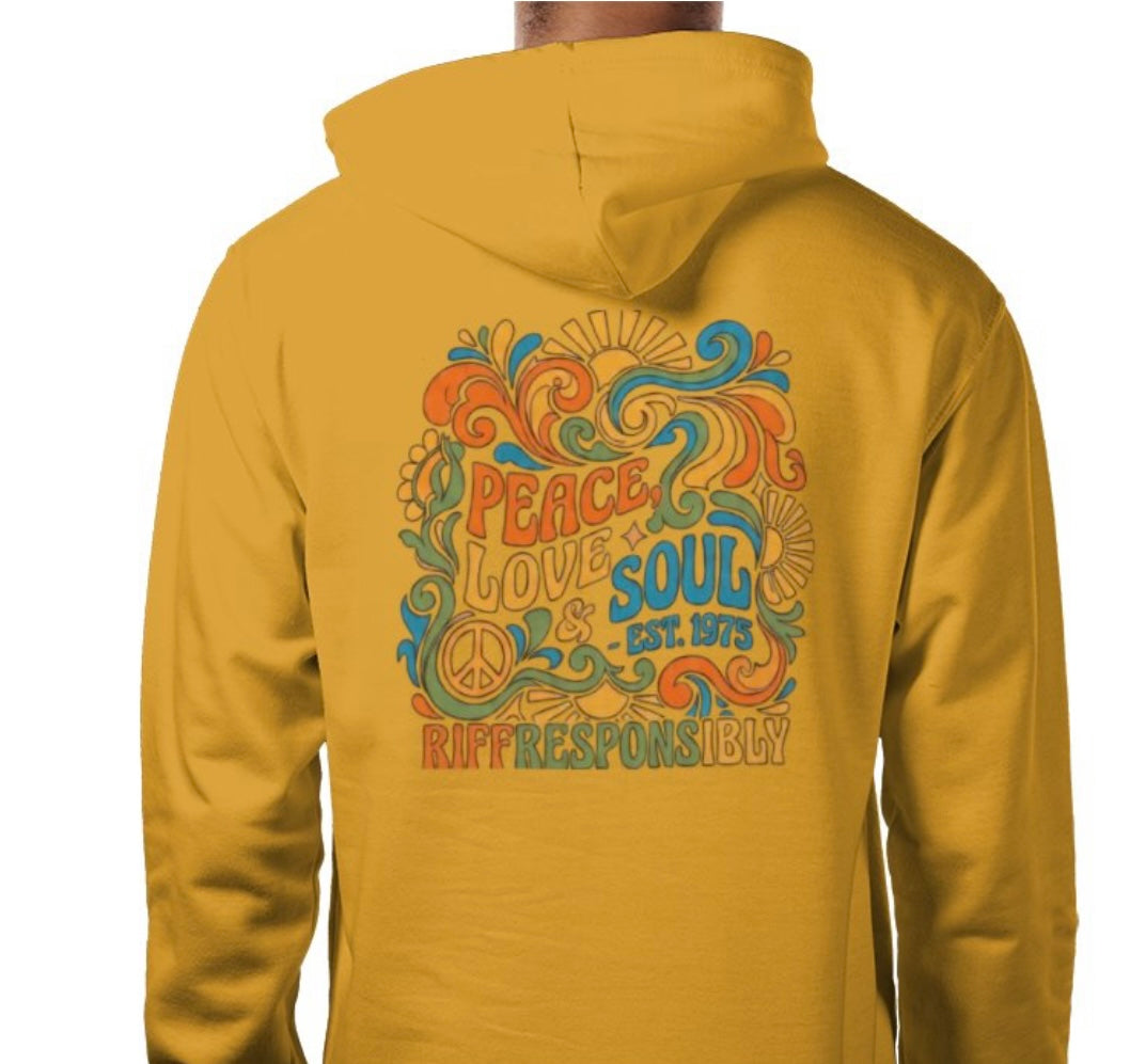Riff Responsibly | Peace, Love & Soul Hoodie