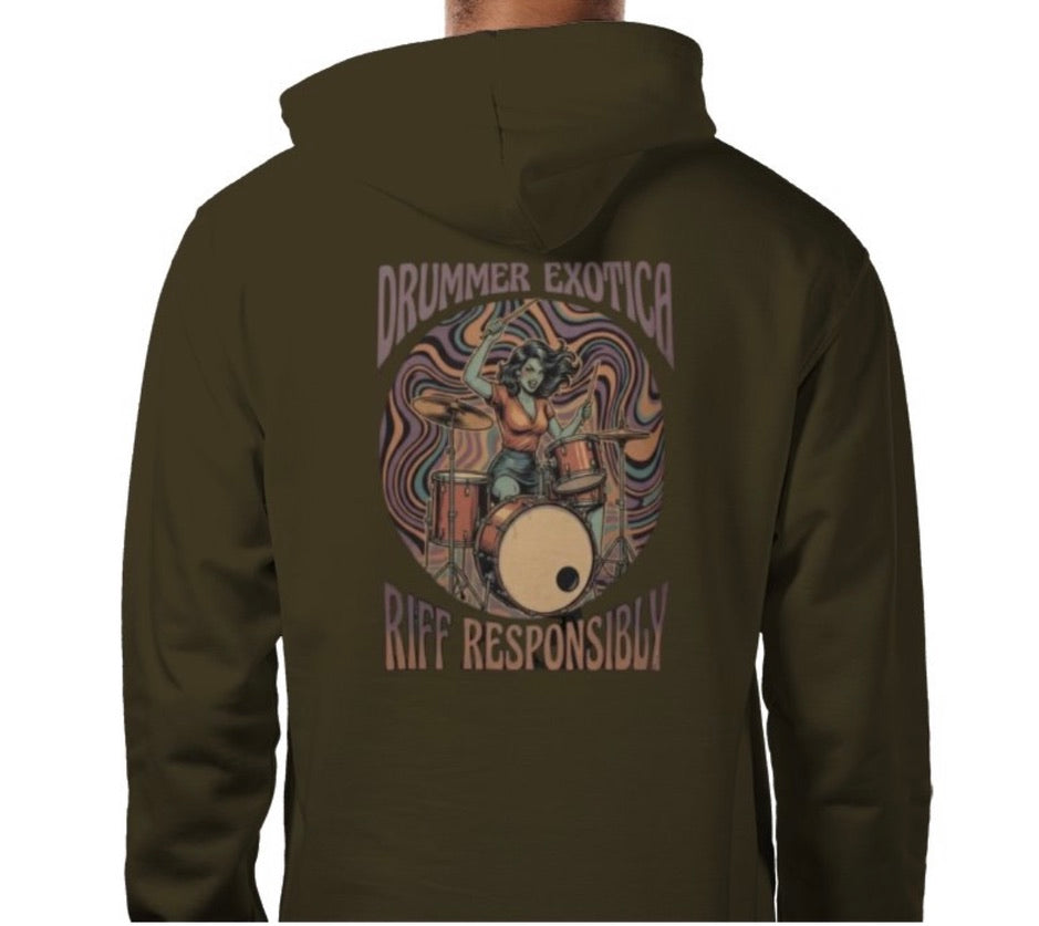 Riff Responsibly | Drummer Exotica Hoodie