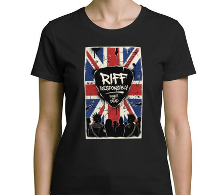 Riff Responsibly | Punk's Not Dead Women T-Shirt