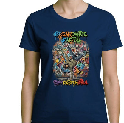 Riff Responsibly | Breakdance Party Womens T-Shirt
