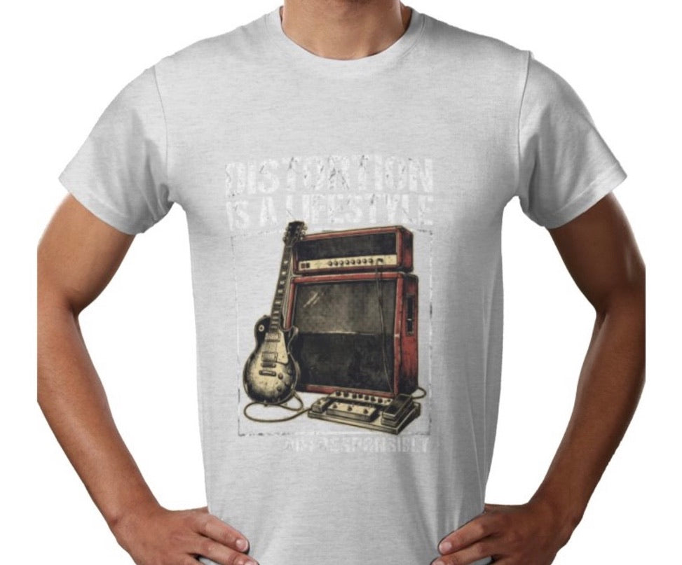 Riff Responsibly | Distortion Is A Lifestyle T-Shirt