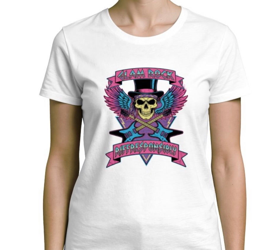 Riff Responsibly | Glam Rock T-Shirt Women