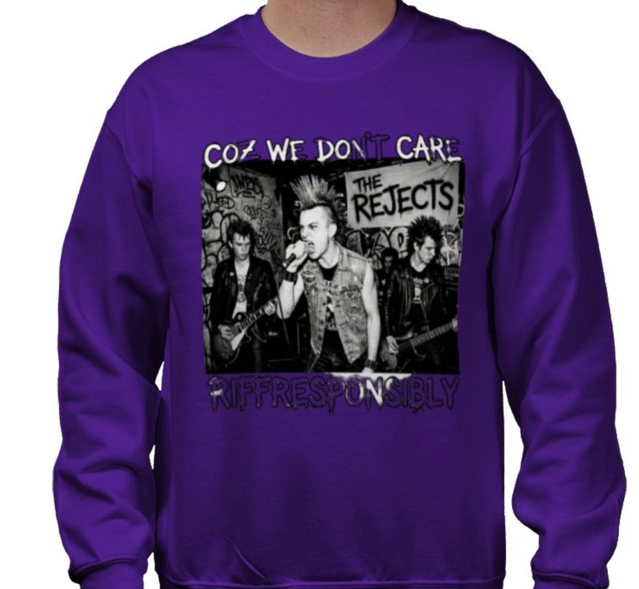 Riff Responsibly | Coz We Don't Care Sweatshirt