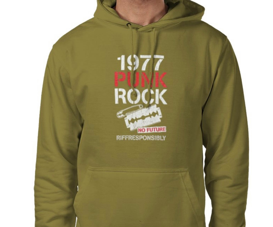 Riff Responsibly | 1977 Punk Rock Hoodie