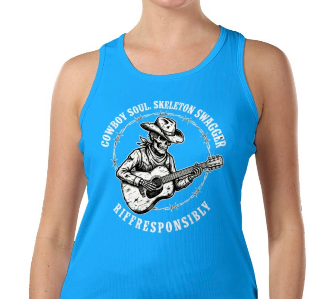 Riff Responsibly | Cowboy Swag Vest Top