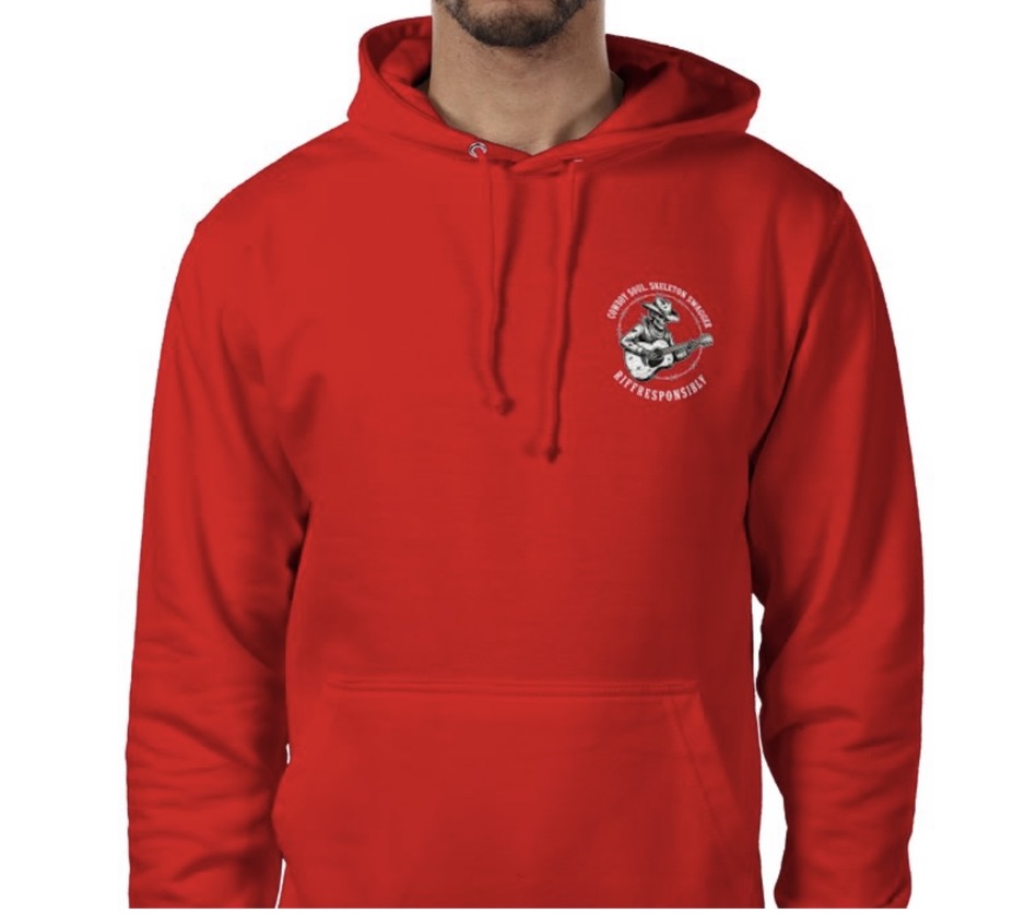 Riff Responsibly | Cowboy Soul Skeleton Swagger Hoodie
