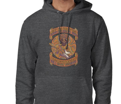 Riff Responsibly | Music Is A Kind Of High Hoodie