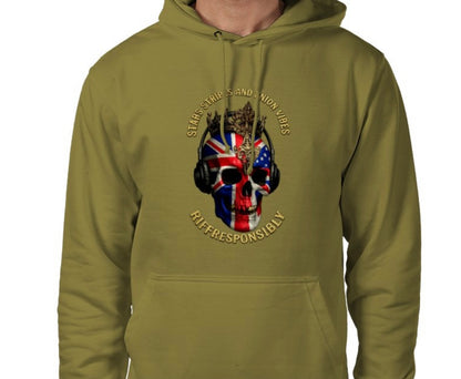 Riff Responsibly | Stars Stripes & Union Vibes Hoodie