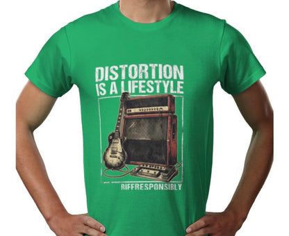Riff Responsibly | Distortion Is A Lifestyle T-Shirt