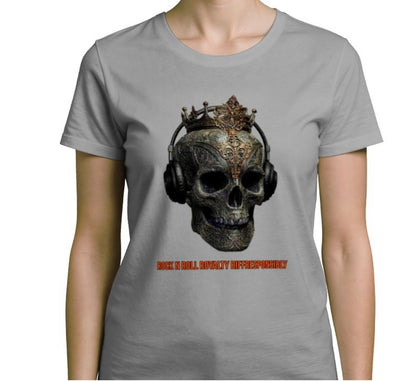 Riff Responsibly | Rock N Roll Royalty Women T-Shirt