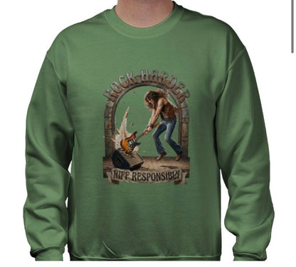 Riff Responsibly | Rock Harder Sweatshirt