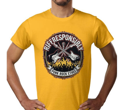 Riff Responsibly | Punk Rock Ethos T-Shirt