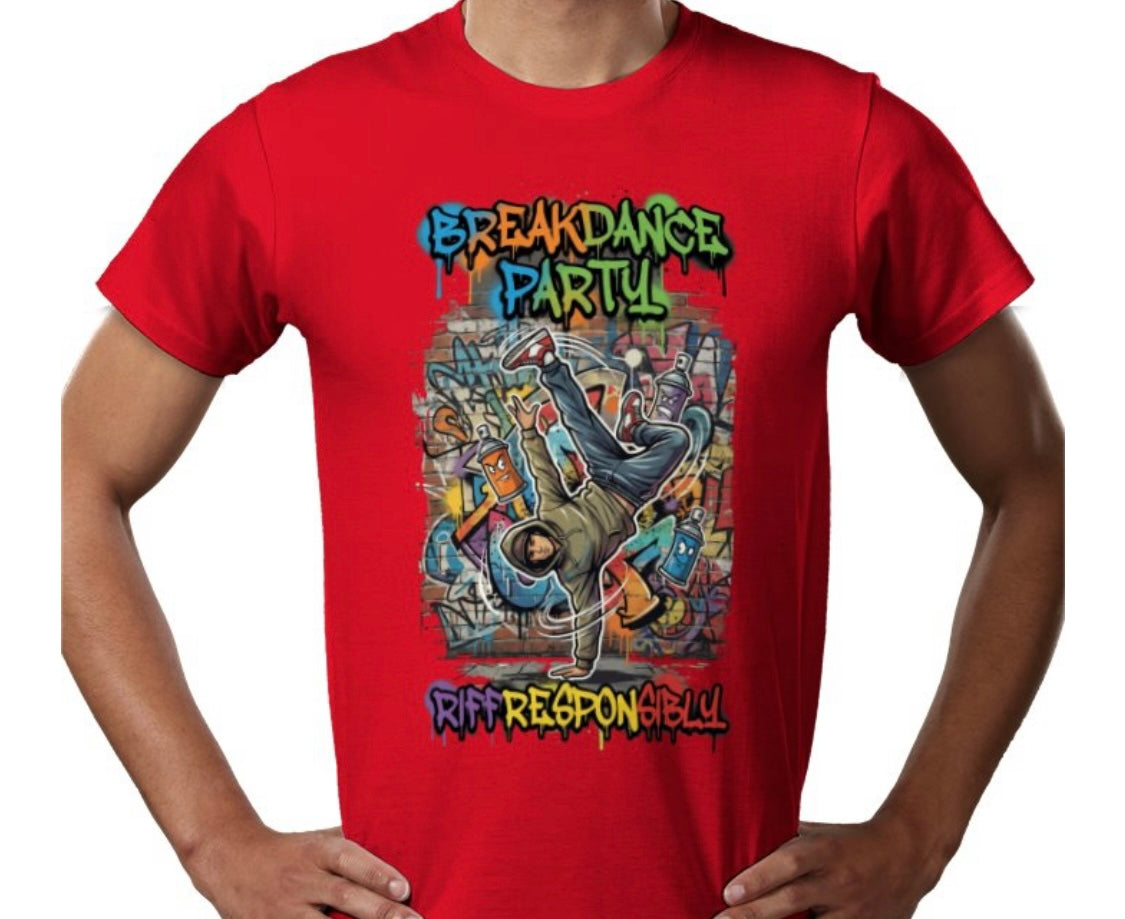 Riff Responsibly | Breakdance Party T-Shirt