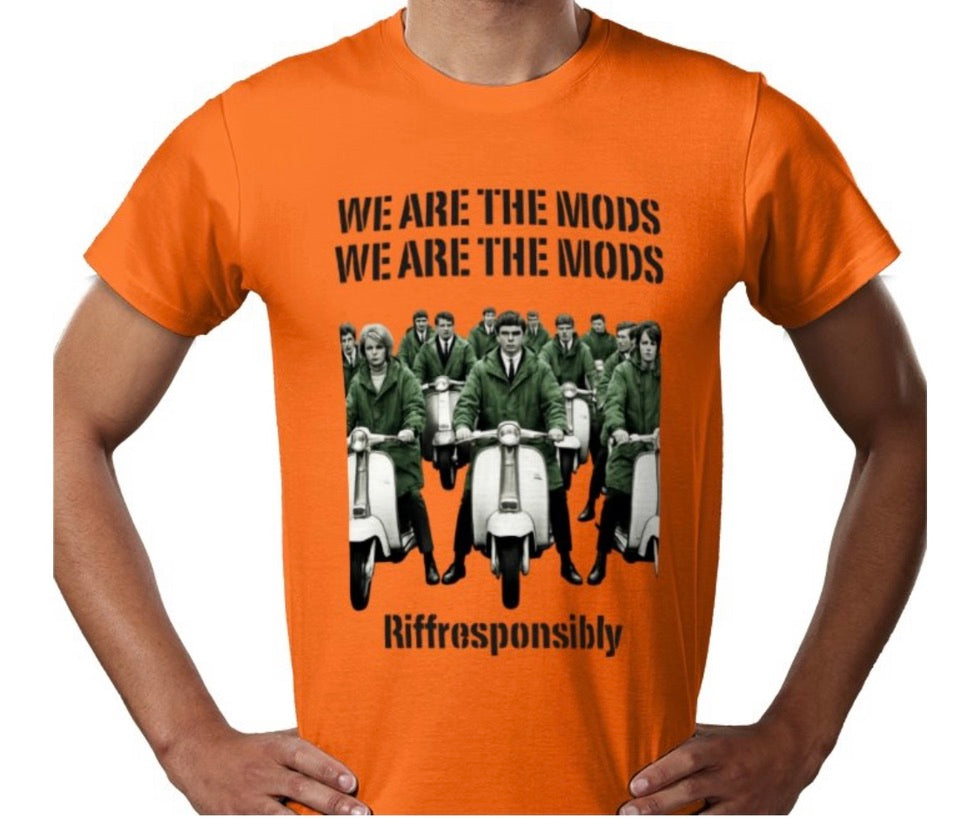 Riff Responsibly | We Are The Mods T-Shirt