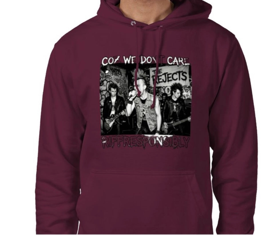 Riff Responsibly | Coz We Don't Care Hoodie