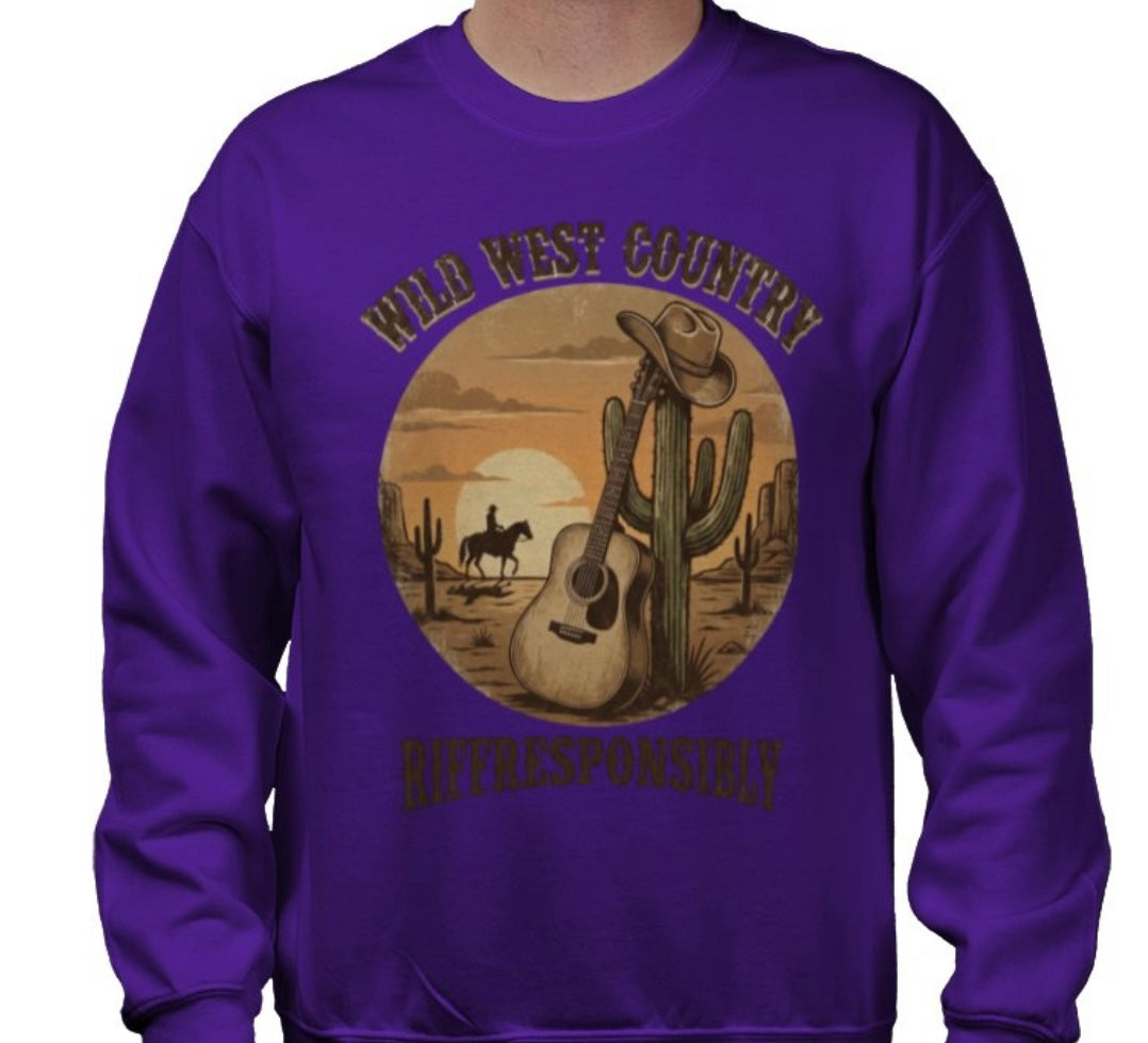 Riff Responsibly | Wild West Country Sweatshirt