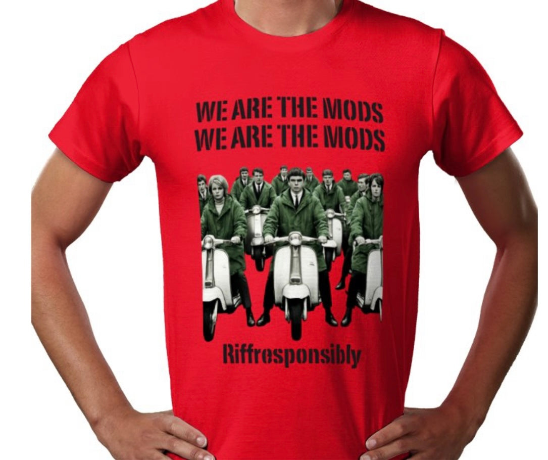 Riff Responsibly | We Are The Mods T-Shirt