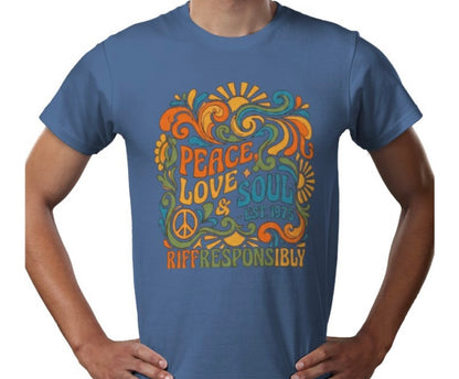 Riff Responsibly | Peace, Love & Soul T-Shirt