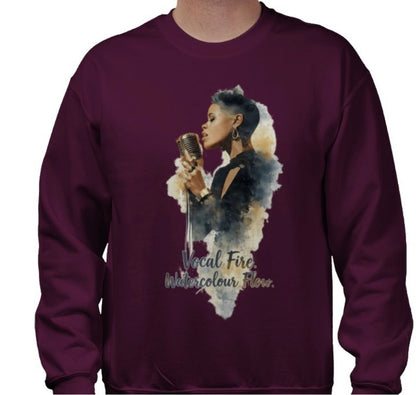Riff Responsibly | Vocal Fire Watercolour Flow Sweatshirt