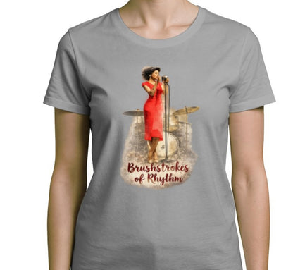 Riff Responsibly | Brushstrokes Of Rhythm T-Shirt Women