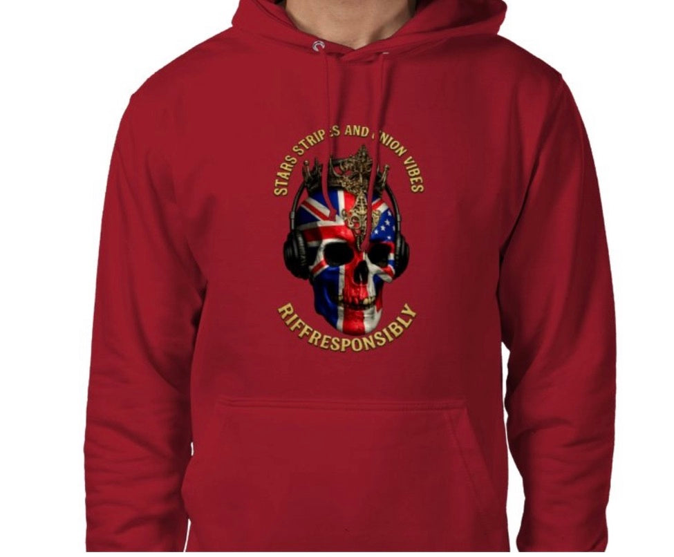 Riff Responsibly | Stars Stripes & Union Vibes Hoodie