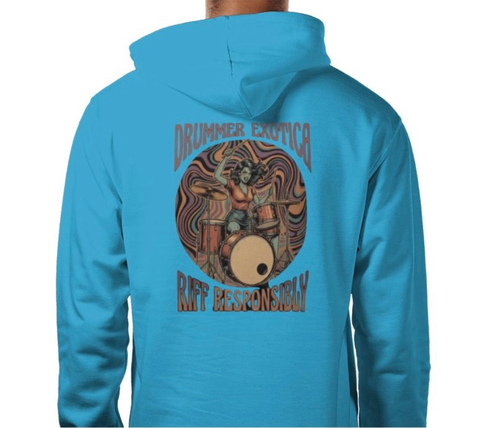 Riff Responsibly | Drummer Exotica Hoodie