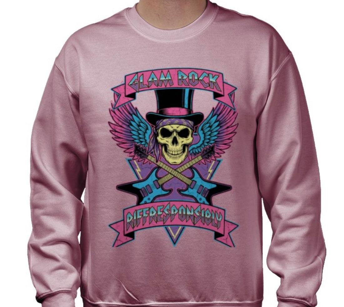 Riff Responsibly | Glam Rock Sweatshirt
