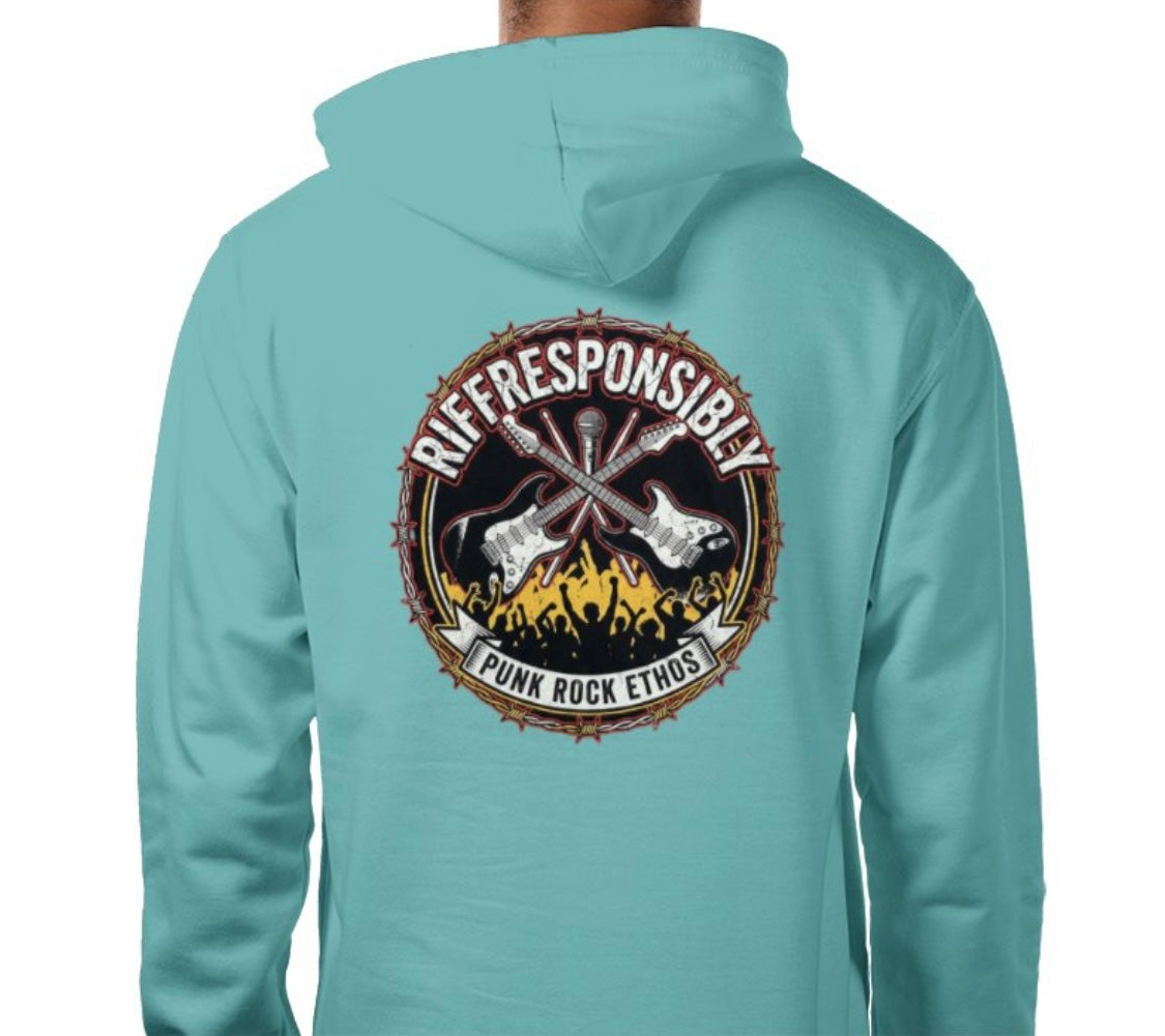 Riff Responsibly | Punk Rock Ethos Hoodie