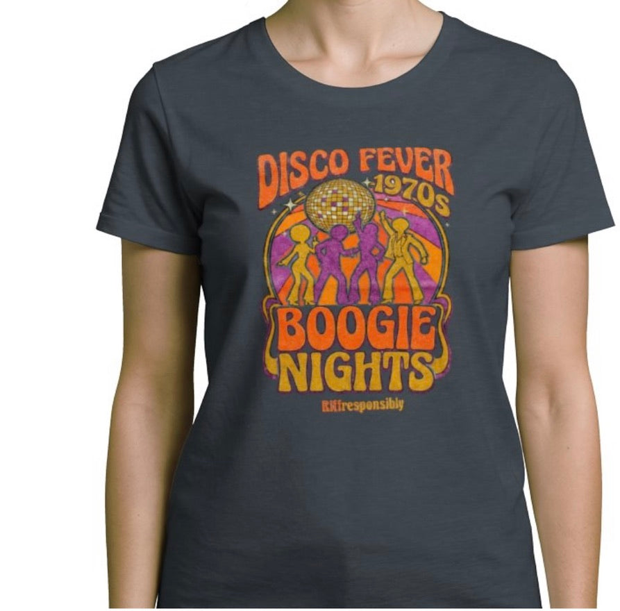 Riff Responsibly | Disco Fever Boogie Nights T-Shirt Women
