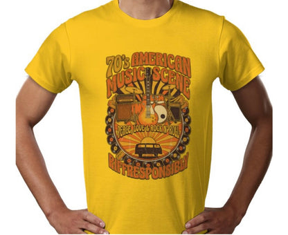 Riff Responsibly | 70's Americana T-Shirt