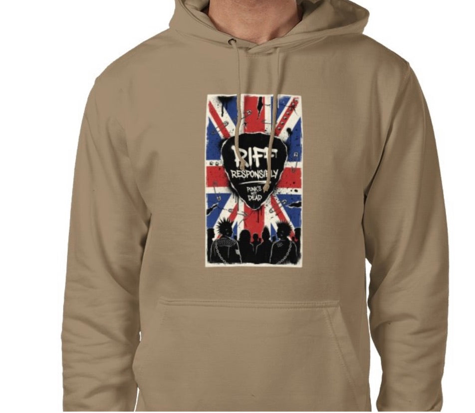 Riff Responsibly | Punk's Not Dead Hoodie