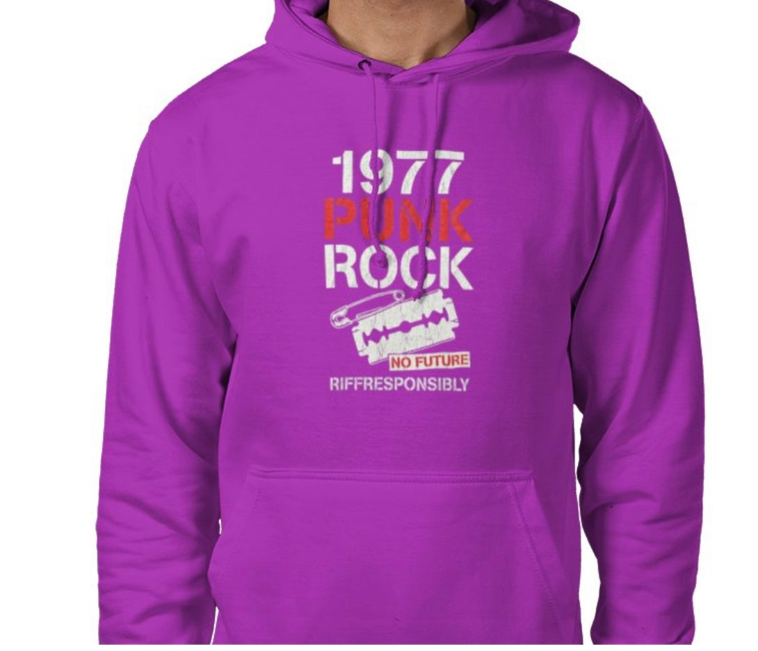 Riff Responsibly | 1977 Punk Rock Hoodie