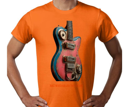 Riff Responsibly |  Rust Never Killed The Rhythm T-Shirt