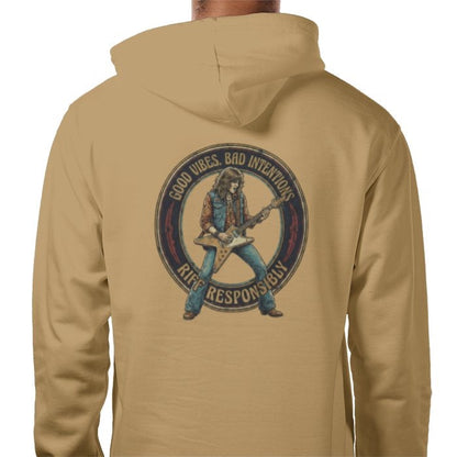 Riff Responsibly | Good Vibes Bad Intentions Hoodie