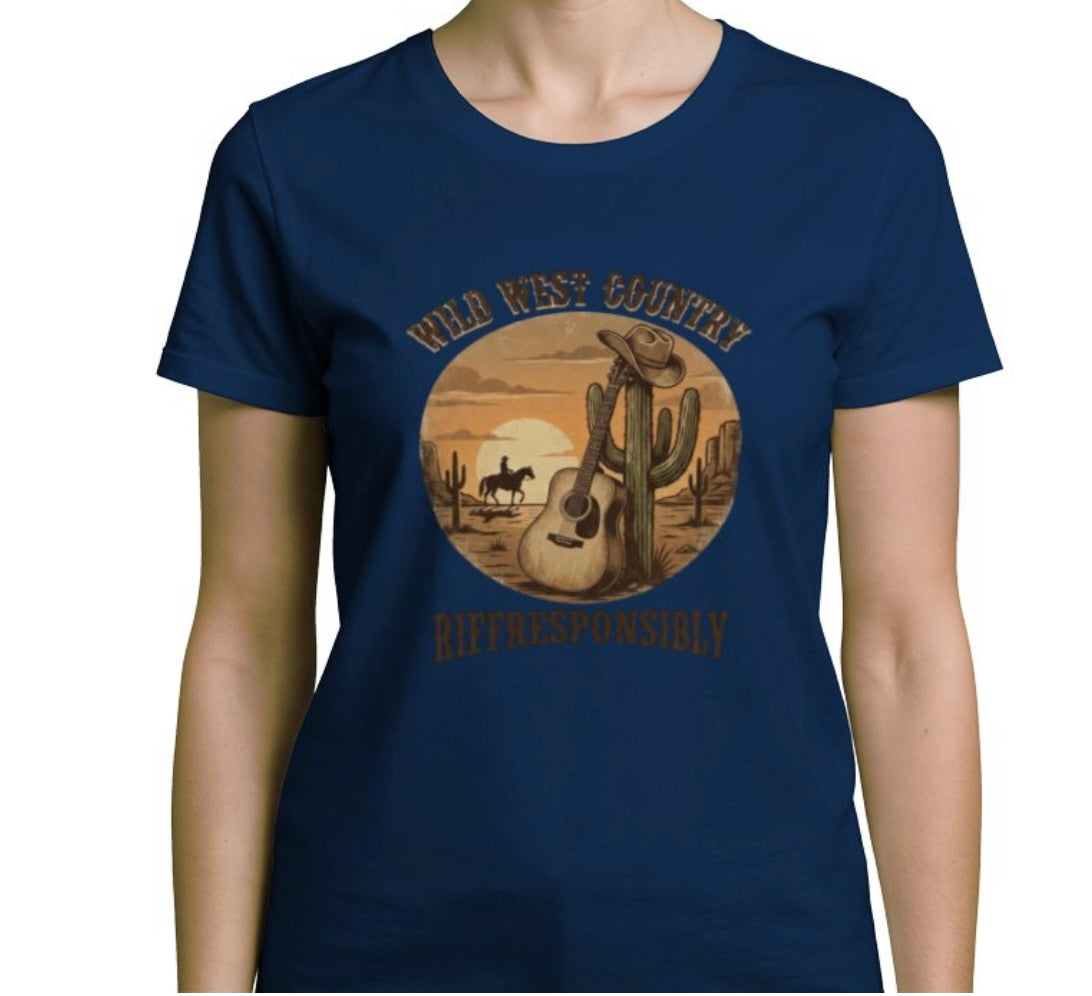 Riff Responsibly | Wild West Country T-Shirt Women