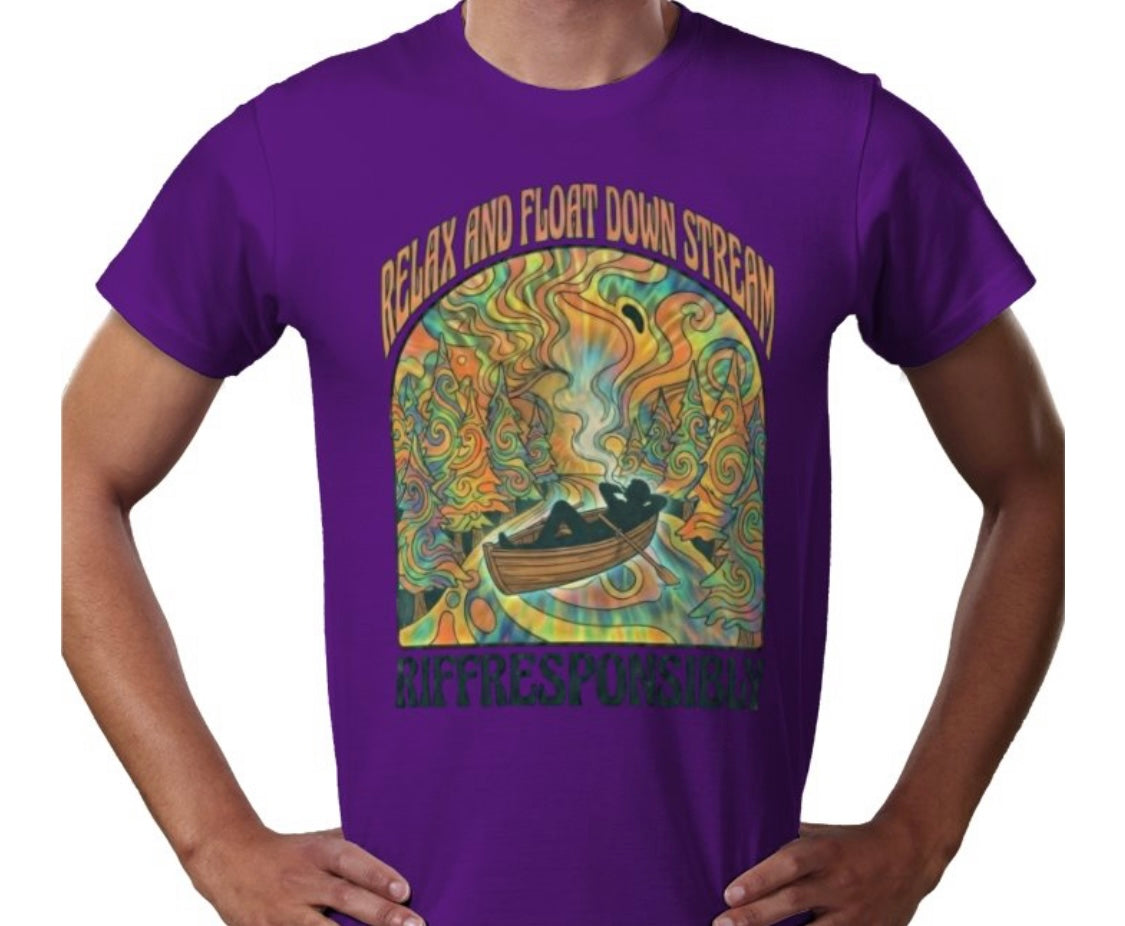 Riff Responsibly | Relax And Float Down Stream T-Shirt