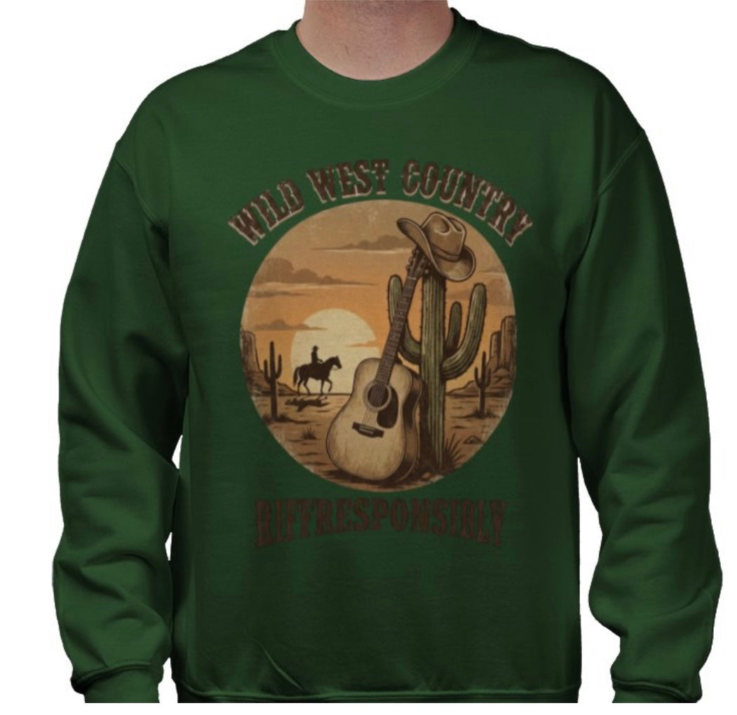 Riff Responsibly | Wild West Country Sweatshirt