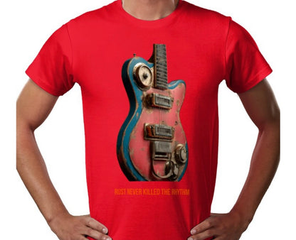 Riff Responsibly |  Rust Never Killed The Rhythm T-Shirt