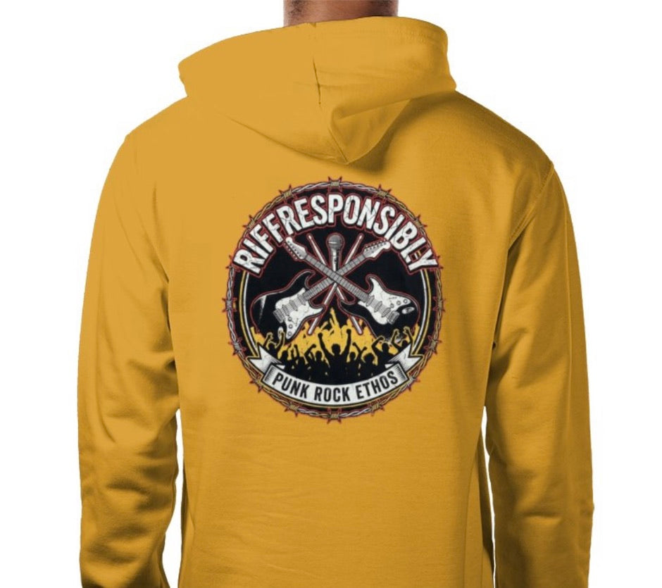 Riff Responsibly | Punk Rock Ethos Hoodie
